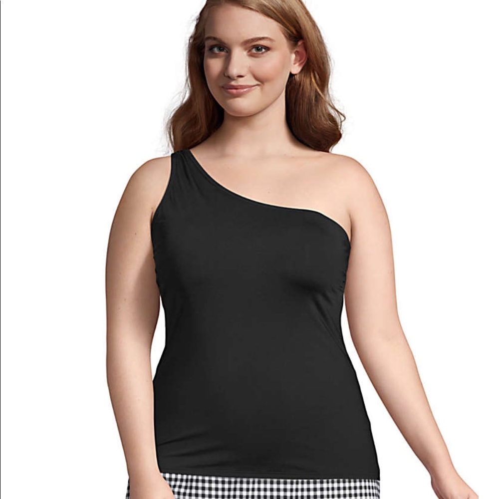 Lands End Tankini black pants me sholder - Picture 8 of 9